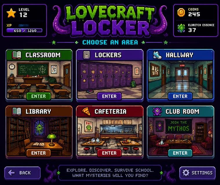 Lovecraft Locker 章节事件 场景图 5